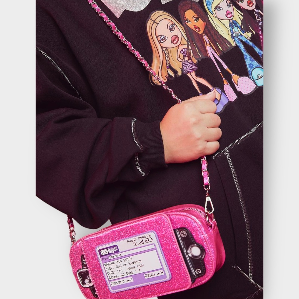 **NWT Dolls Kill x Bratz MAJOR FOMO Crossbody Bag - Picture 9 of 10